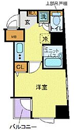都営三田線 春日駅 徒歩3分の賃貸マンション 10階1Kの間取り