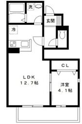 間取図画像 1LDK