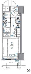 ルクシェール王子 1Kの間取図画像
