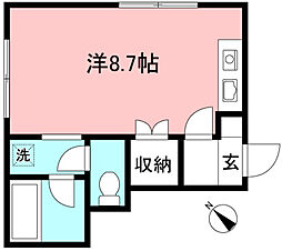 間取図画像 ワンルーム