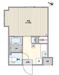 Fusion練馬春日町レジデンス 1Kの間取図画像