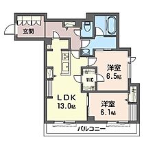 メゾン　ド　フィーユ 00205 ｜ 千葉県柏市若柴164-4(中央153街区8（賃貸マンション2LDK・2階・66.56㎡） その2