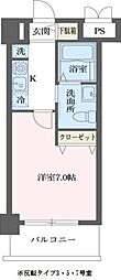 ラサンテ立川 1Kの間取図画像