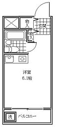 ジョイフル西荻窪 ワンルームの間取図画像