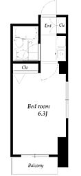 巣鴨三葉ビル 1Kの間取図画像