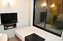 JR山手線 五反田駅 徒歩7分の賃貸マンション 1階1DKの寝室