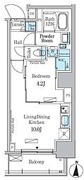 パークアクシス錦糸公園 1LDKの間取図画像