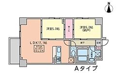 ラ プリマ グランデ 4階1SLDKの間取り
