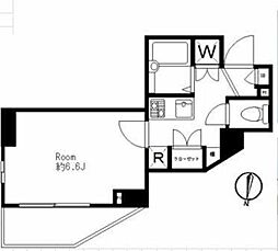 パレ・ホームズ芦花公園 4階1Kの間取り