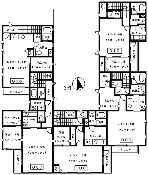 メゾントレフル 009｜東京都新宿区若葉１丁目(賃貸アパート1LDK・2階・46.37㎡)の写真 その16