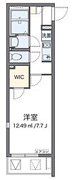 クレイノリンクス 1Kの間取図画像