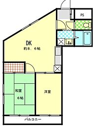 間取図画像 2DK