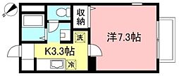 間取図画像 1K