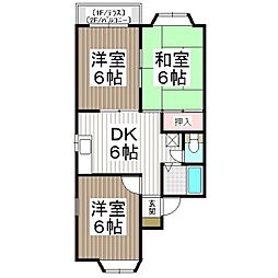 間取図画像 3DK