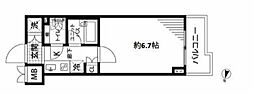 ルーブル練馬弐番館 7階1Kの間取り
