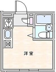 GRACIATERRACE高田馬場 ワンルームの間取図画像