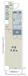 PLENDY稲毛海岸 1Kの間取図画像