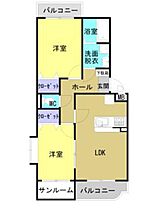 ユーミーマンション　カシマ 107 ｜ 富山県滑川市加島町（賃貸マンション2LDK・1階・59.86㎡） その2