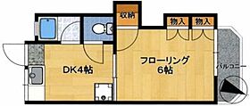 エスポアールマンション 401 ｜ 福岡県福岡市博多区寿町２丁目2-1（賃貸マンション1DK・4階・23.85㎡） その2