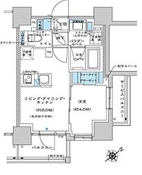 PREMIST板橋 1LDKの間取図画像