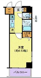 ヴェルト日本橋3 1Kの間取図画像