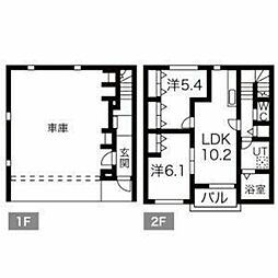 Tiercel　A棟1 1階1LDKの間取り