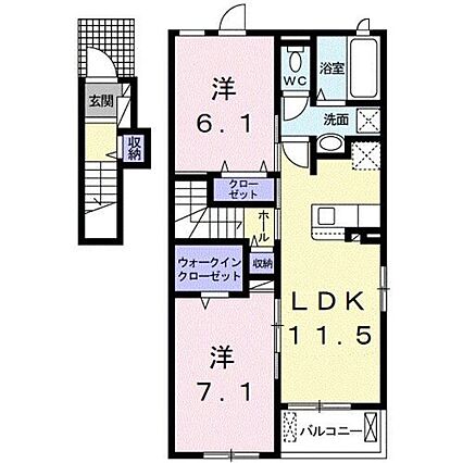 オリーブII_間取り_0