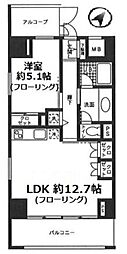 ロジュマン湘南 1LDKの間取図画像
