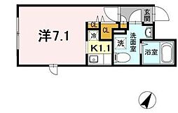 ブランシェ池袋 ワンルームの間取図画像