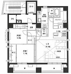 下北MK 2LDKの間取図画像