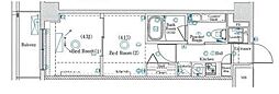 ラフィスタ板橋本町 2Kの間取図画像
