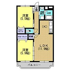 物件の間取り