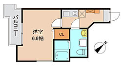 東京メトロ東西線 行徳駅 徒歩5分の賃貸アパート 2階1Kの間取り