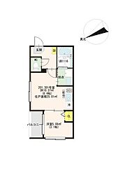 ベル ルミエール中川 2階