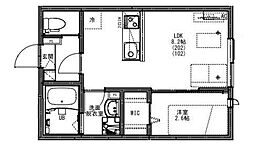 ＫＥＩＡＩ ＲＥＳＩＤＥＮＣＥ 久米川 1階1LDKの間取り