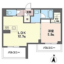 カーサ　クオレール 00302 ｜ 埼玉県戸田市笹目１丁目27-14（賃貸マンション1LDK・3階・44.70㎡） その2