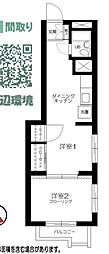 東京メトロ丸ノ内線 茗荷谷駅 徒歩4分の賃貸マンション 1階1LDKの間取り