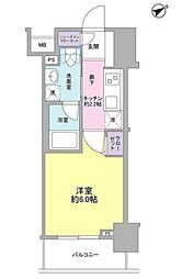 JR京浜東北・根岸線 大森駅 徒歩5分の賃貸マンション 2階1Kの間取り