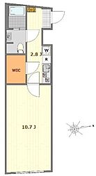 ラシクラス小岩駅前 1Kの間取図画像
