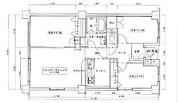 サザントゥリー東林間 3LDKの間取図画像