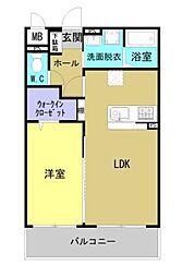 Stella小池原 1LDKの間取図画像