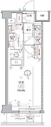 クレヴィスタ戸田 1Kの間取図画像