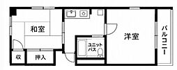 メゾン河辺 2Kの間取図画像