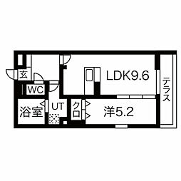 GRACECOURT神戸永手町 1LDKの間取図画像