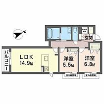 メゾンマスト一関 303 ｜ 岩手県一関市磐井町2-24（賃貸マンション2LDK・3階・77.62㎡） その2