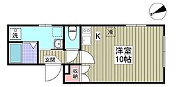 PremiumHills大森 ワンルームの間取図画像