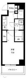 アーバンパーク北浦和 1Kの間取図画像