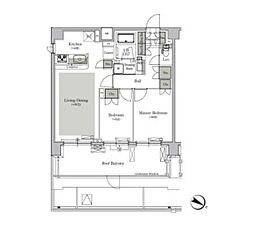 ParkCube西ヶ原STAGE 2LDKの間取図画像
