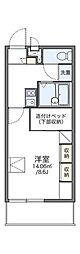 レオパレスPoem 1Kの間取図画像