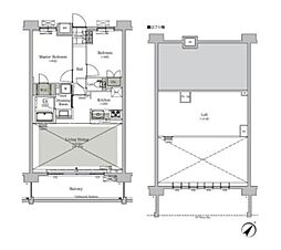 ParkCube西ヶ原STAGE 2LDKの間取図画像